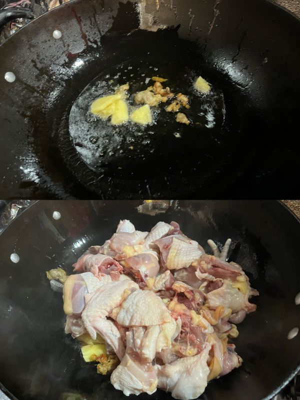 黄花菜木耳炖鸡汤