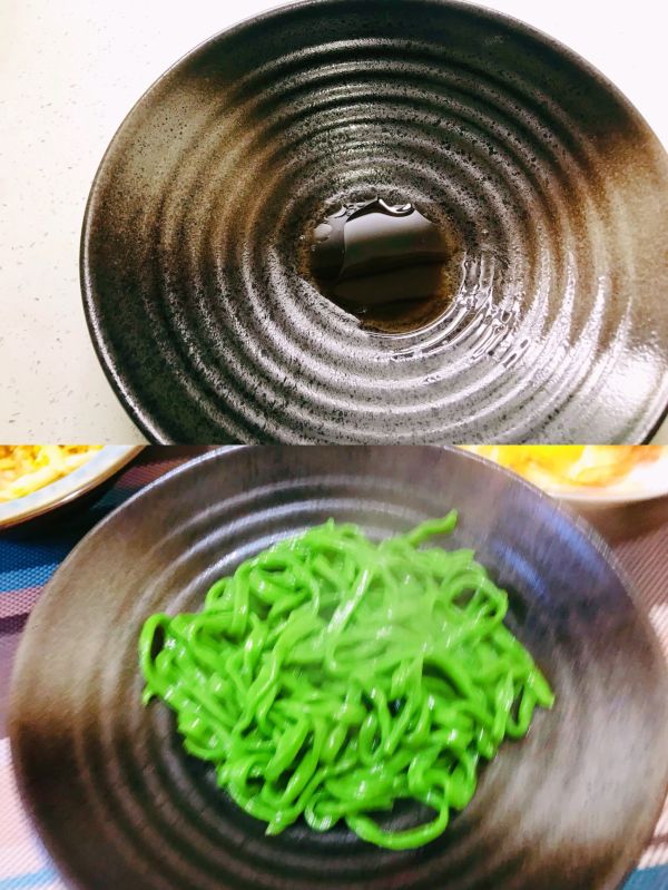 西红柿煎蛋菠菜面