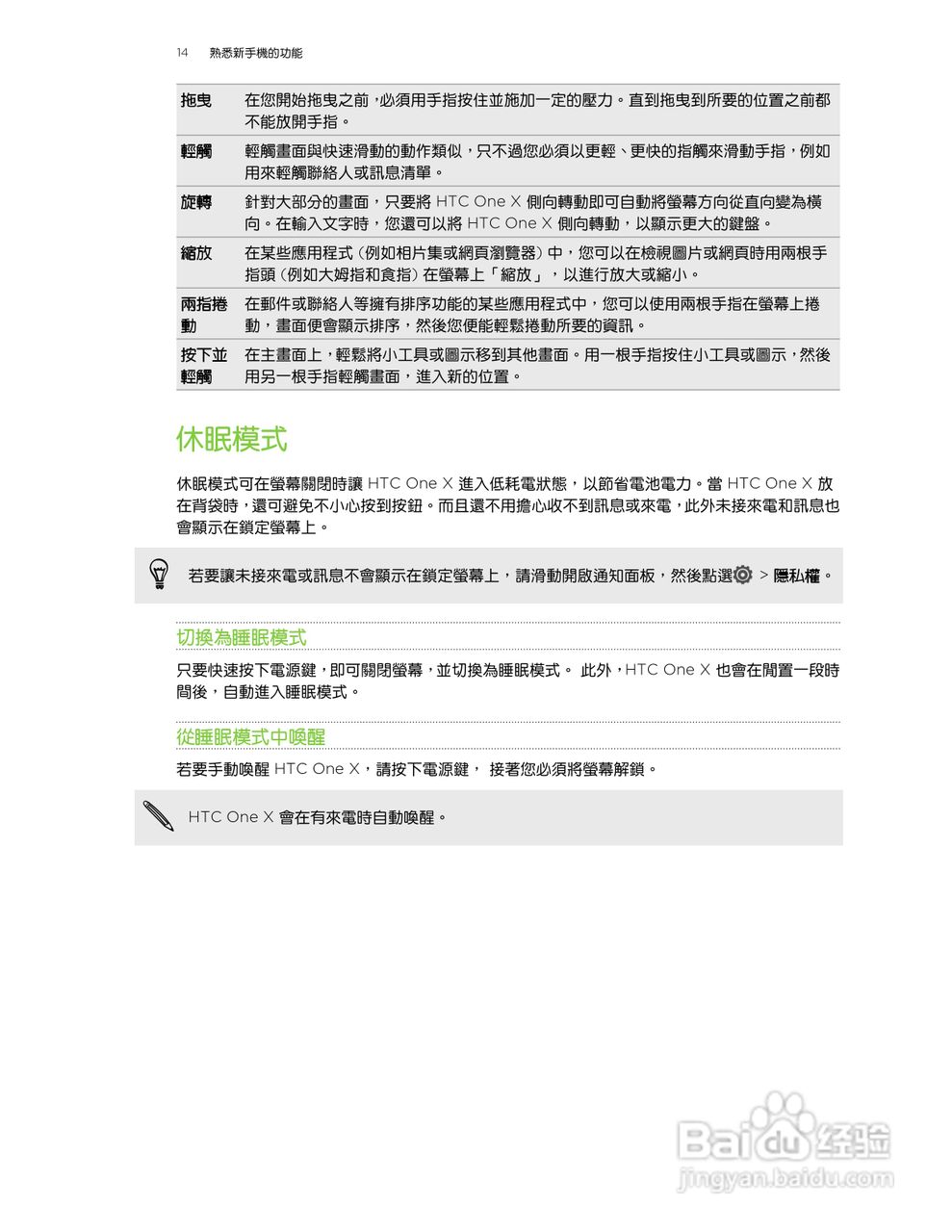 HTC One X S720e手机说明书:[2]