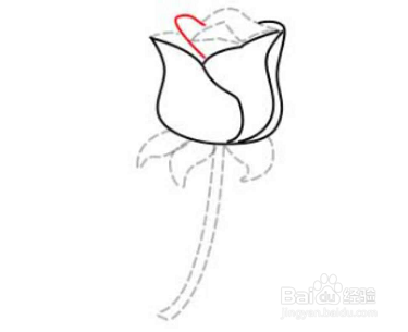 简笔画如何画玫瑰花