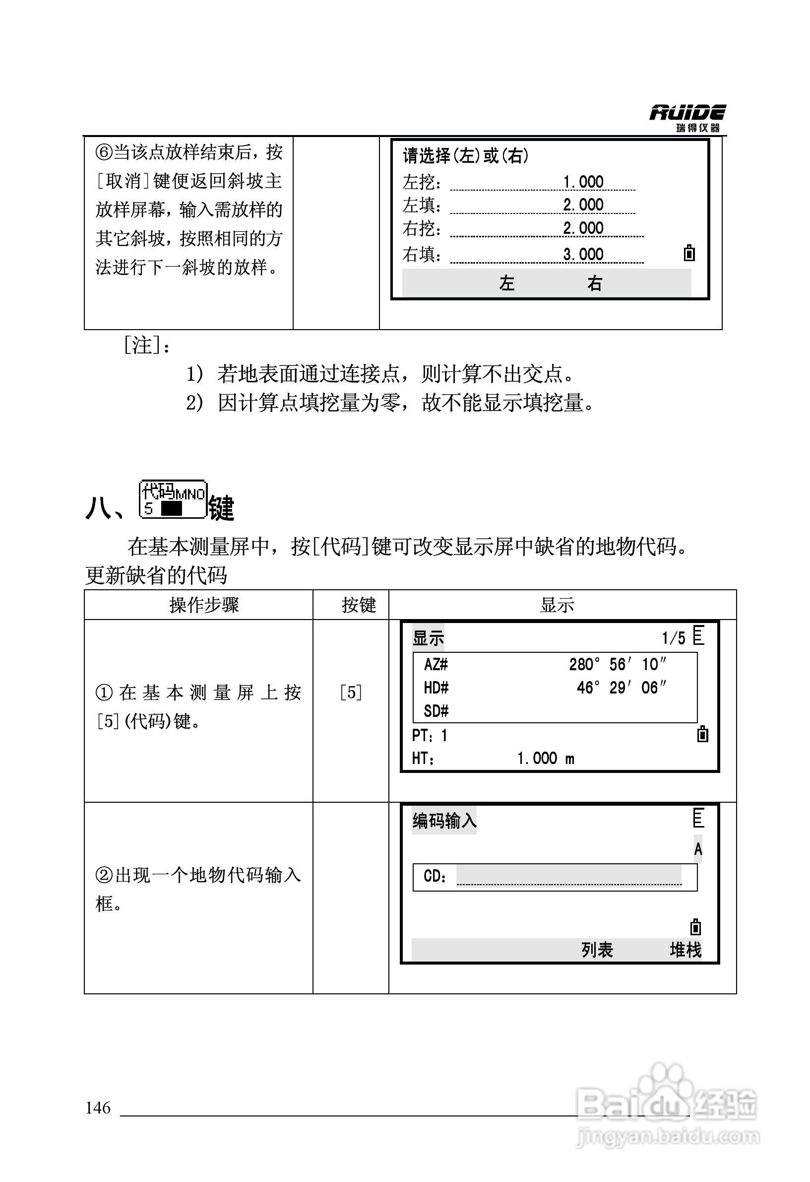瑞得RTS-862/5R全站仪说明书:[15]