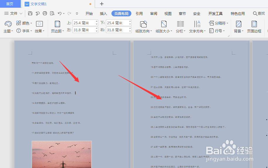 WPS文字文稿中如何去除背景底色