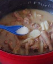 美容山药杂豆煲鸡脚