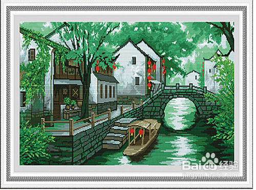 学习十字绣装裱技术为自己的十字绣美容