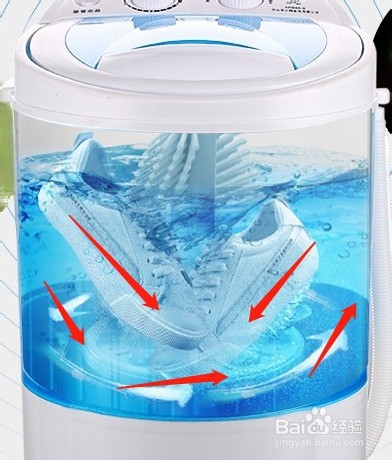 洗鞋机鞋子怎么摆