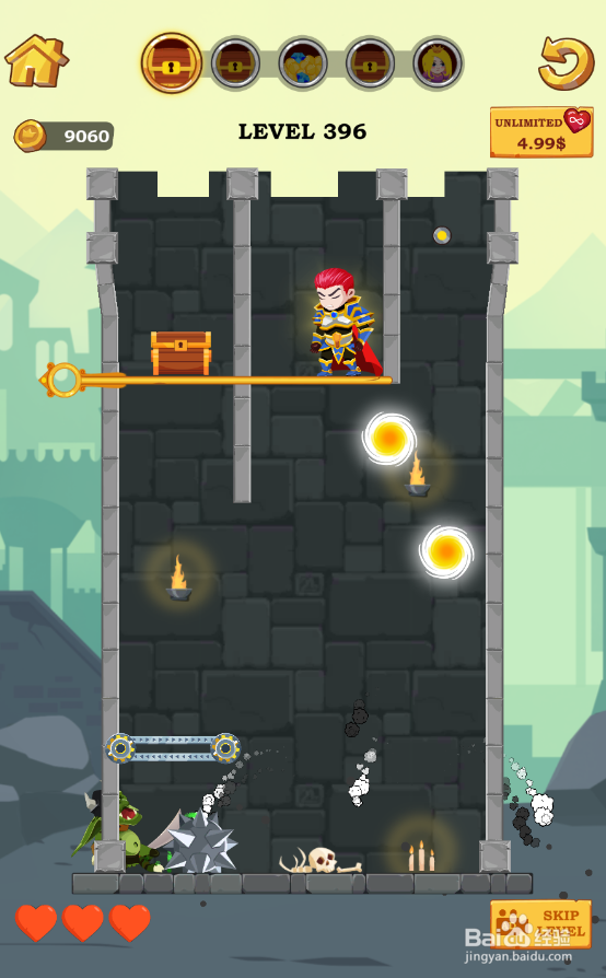 如何通过Super Hero Rescue的Level 396