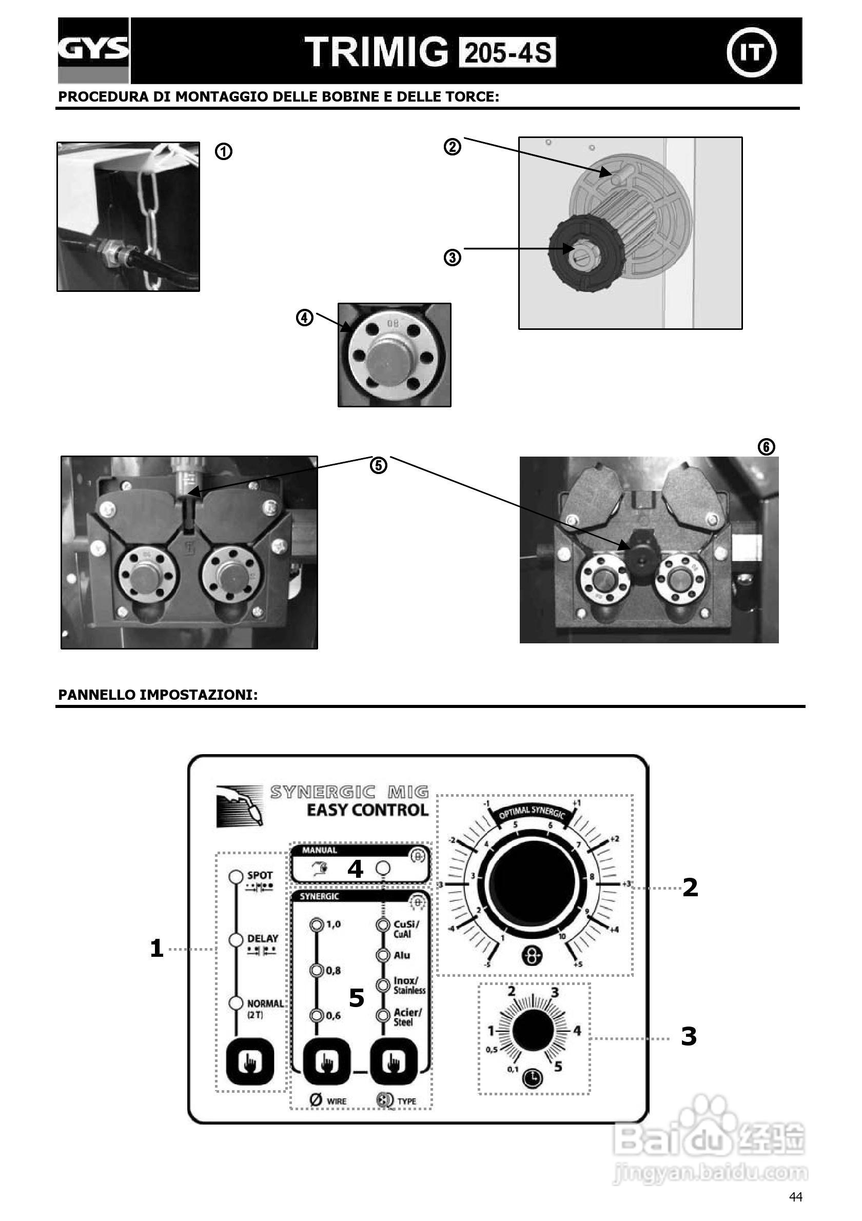 GYS TRIMIG 205-4S供应气体保护焊机说明书:[5]