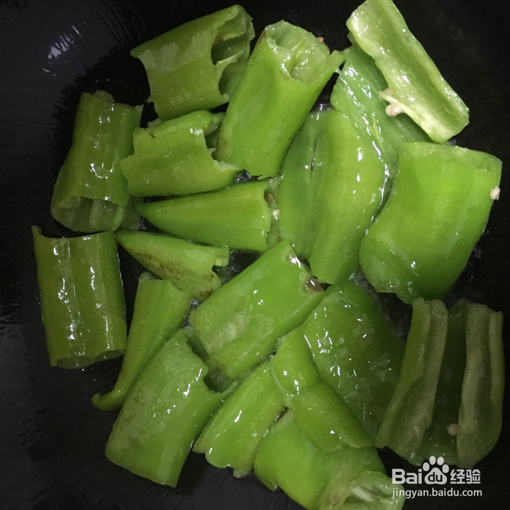 虎皮青椒的个人做法!
