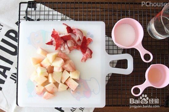 夏日饮品轻松自制!清心润肺蜜桃糖浆!