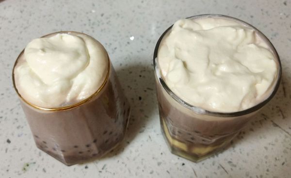 酷脆布丁红豆爆珠乳