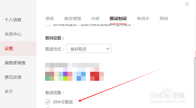 如何使有道词典对中文自动取词翻译？