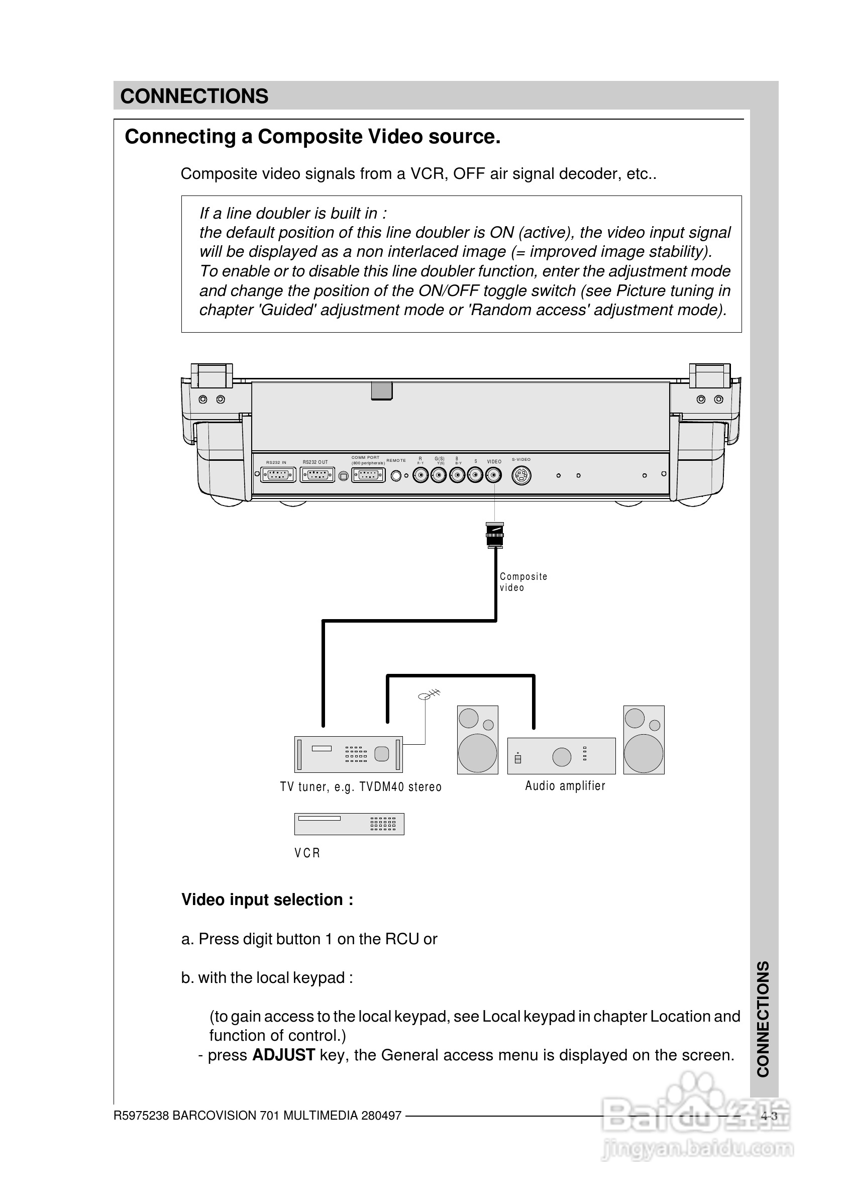 Barco巴可 VISION 701投影机说明书:[3]