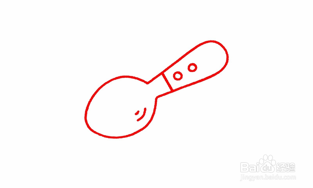 简笔画勺子怎么画