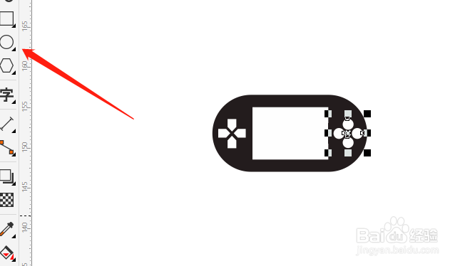 如何用Coreldraw软件画游戏机?