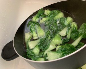 烫青菜的做法