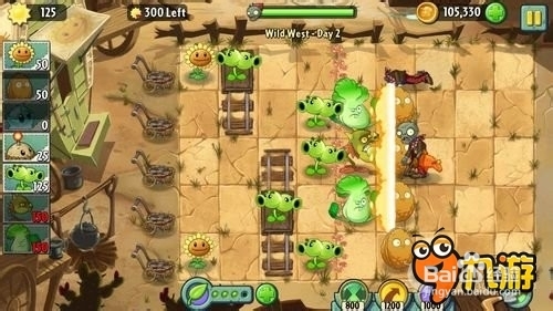 【图文】安卓ios《植物大战僵尸2》狂野西部第二