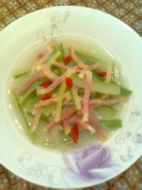咸肉炒冬瓜的做法
