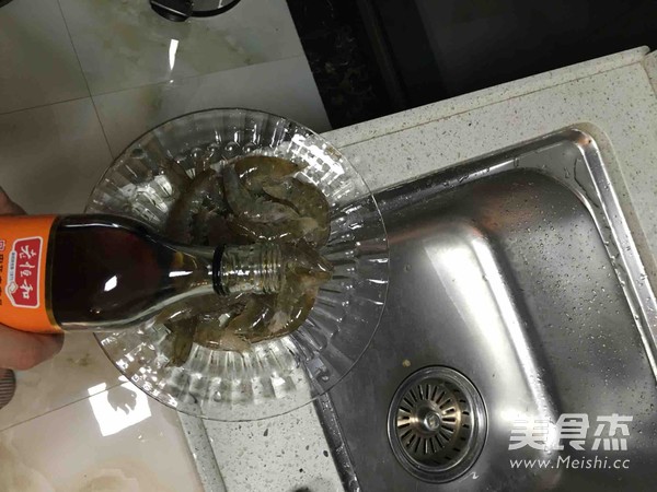 姜葱炒蒜蓉虾
