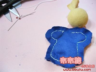 手工布艺超可爱小迷糊娃娃