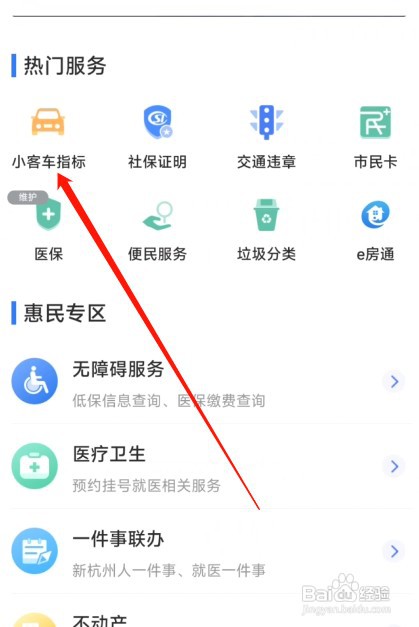 杭州城市大脑如何申请小客车区域指标