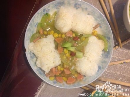 给女儿的简单晚餐