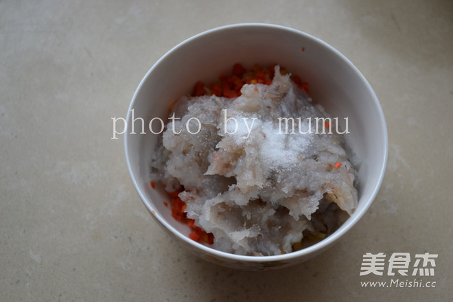 虾泥镶圣女的做法