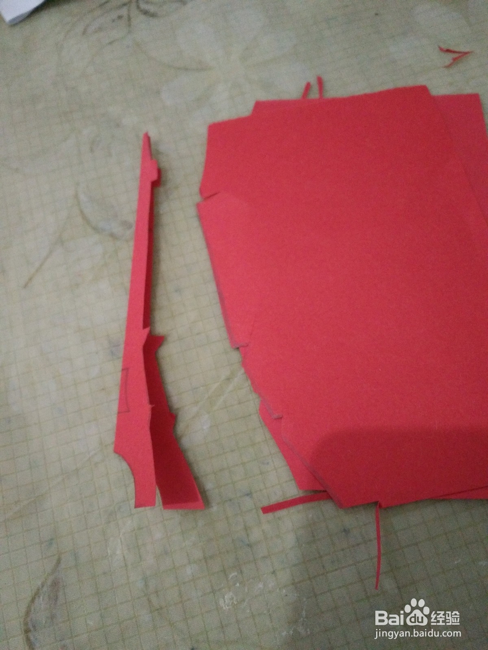 儿童手工剪纸贴画埃菲尔铁塔