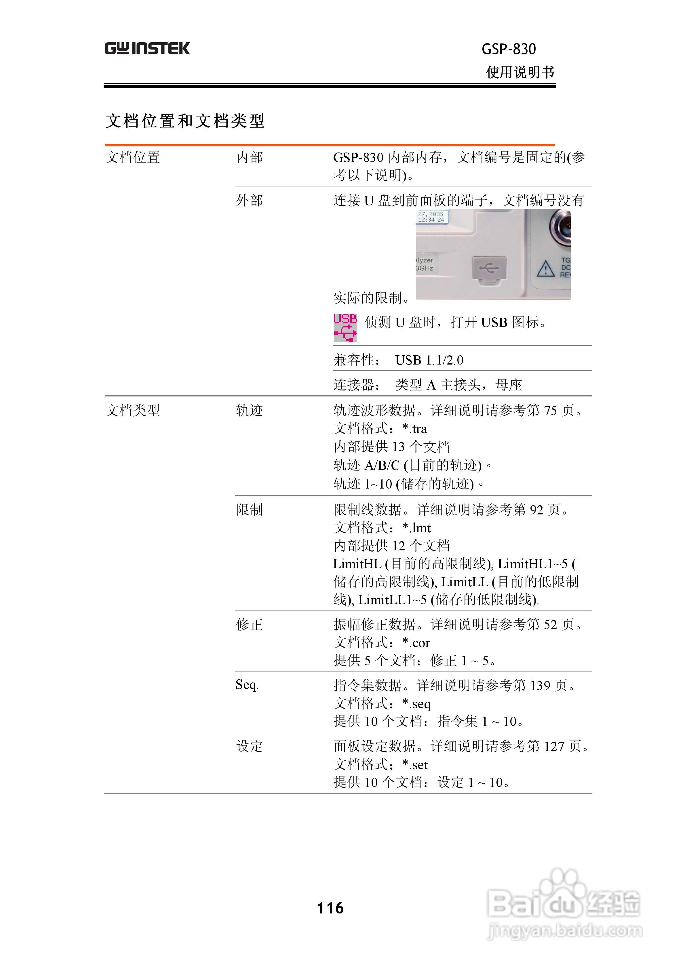 固纬GSP830频谱分析仪说明书:[12]