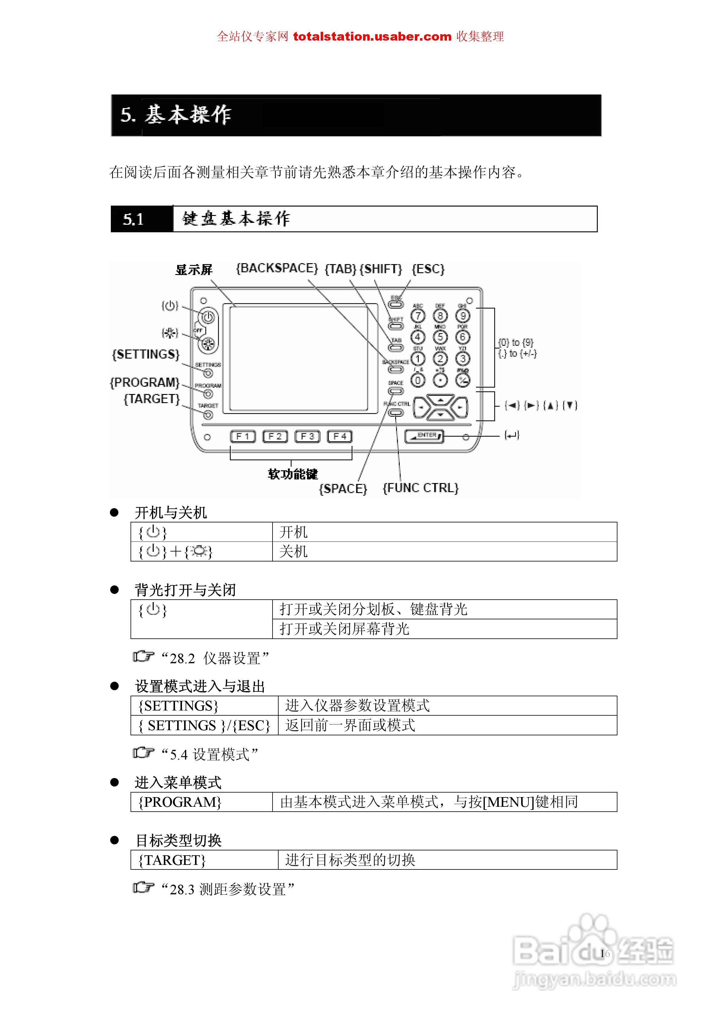 索佳SET1X电子全站仪使用说明书:[3]