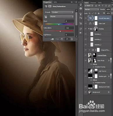 PS怎么打造唯美的暗调室内人像?