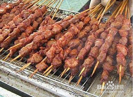 羊肉串的腌制和做法