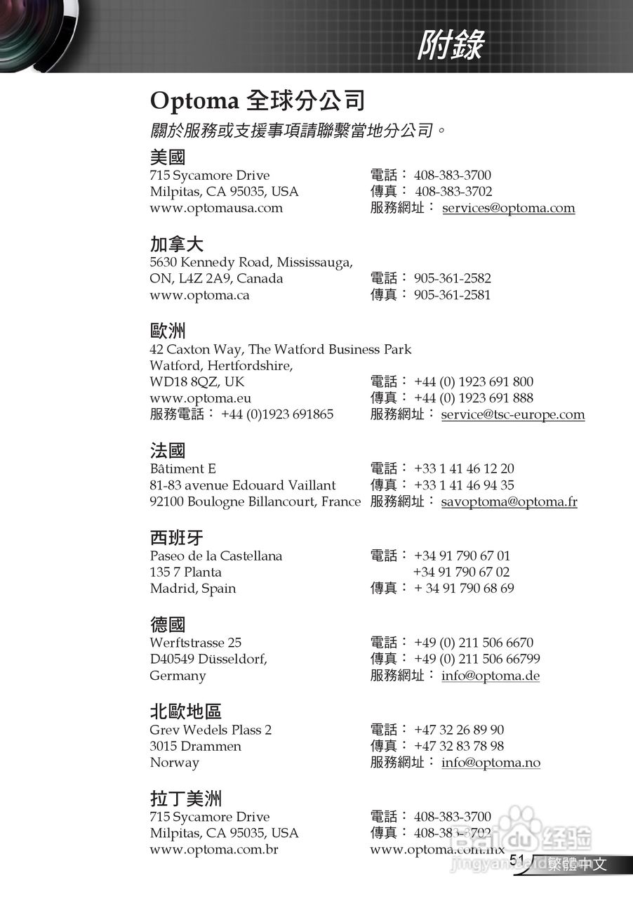 奥图码EP720投影机使用说明书:[6]