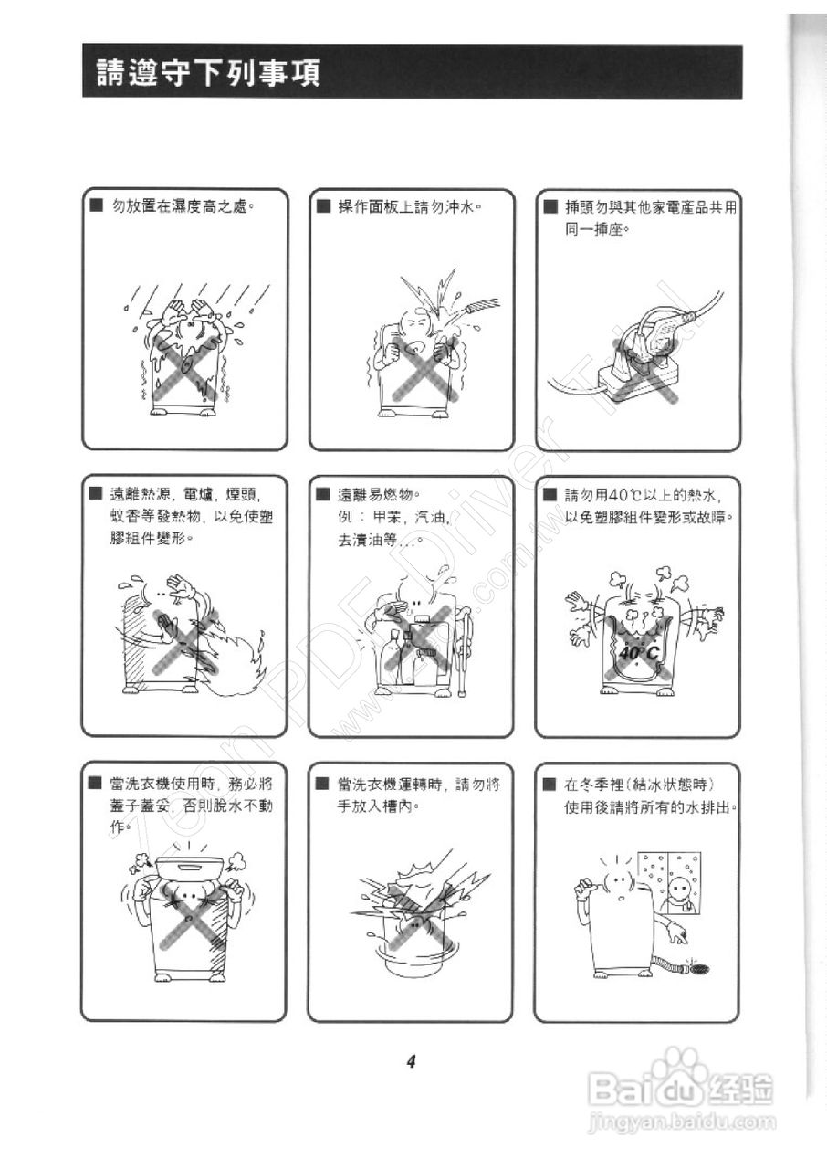 歌林BW-12LS型洗衣机使用说明书:[1]