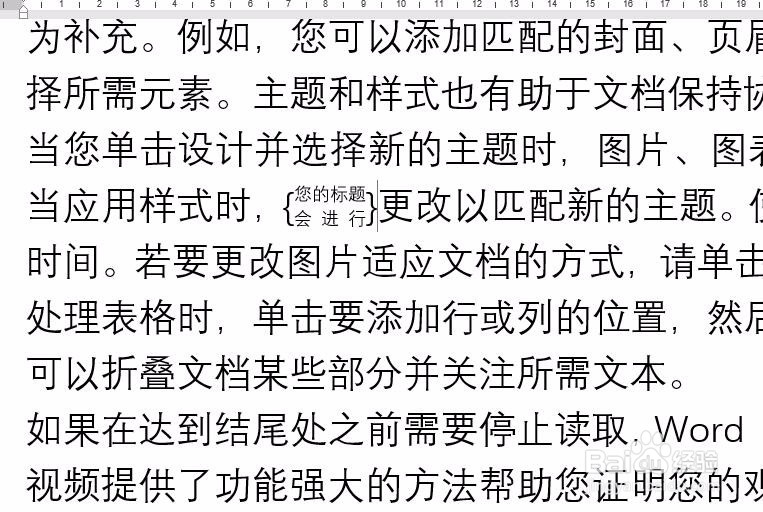 Word文字变双行