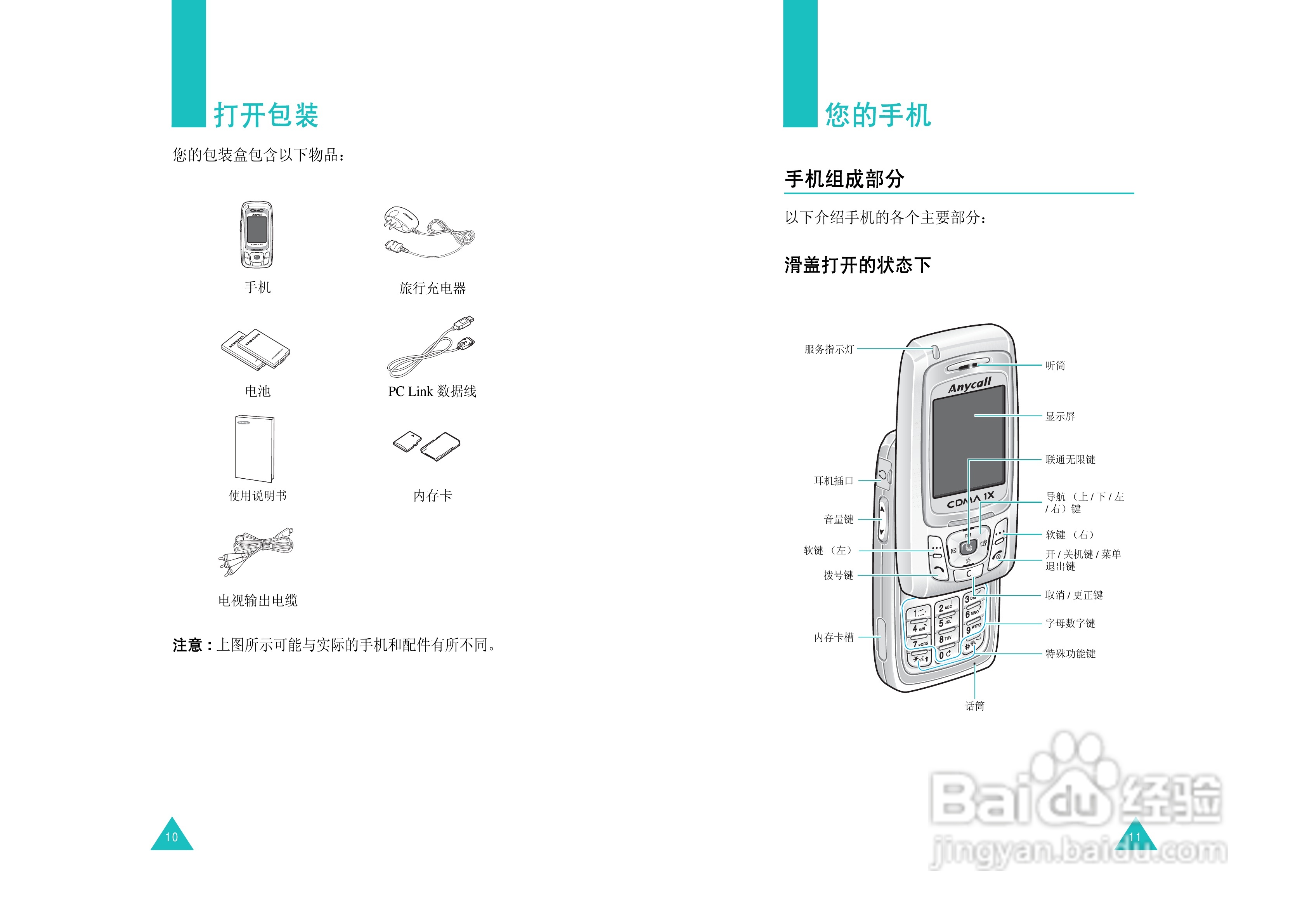 三星SCH-M309手机使用说明书:[1]