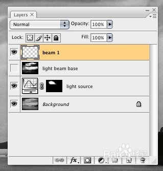 【photoshop技巧】穿破云层的光线效果