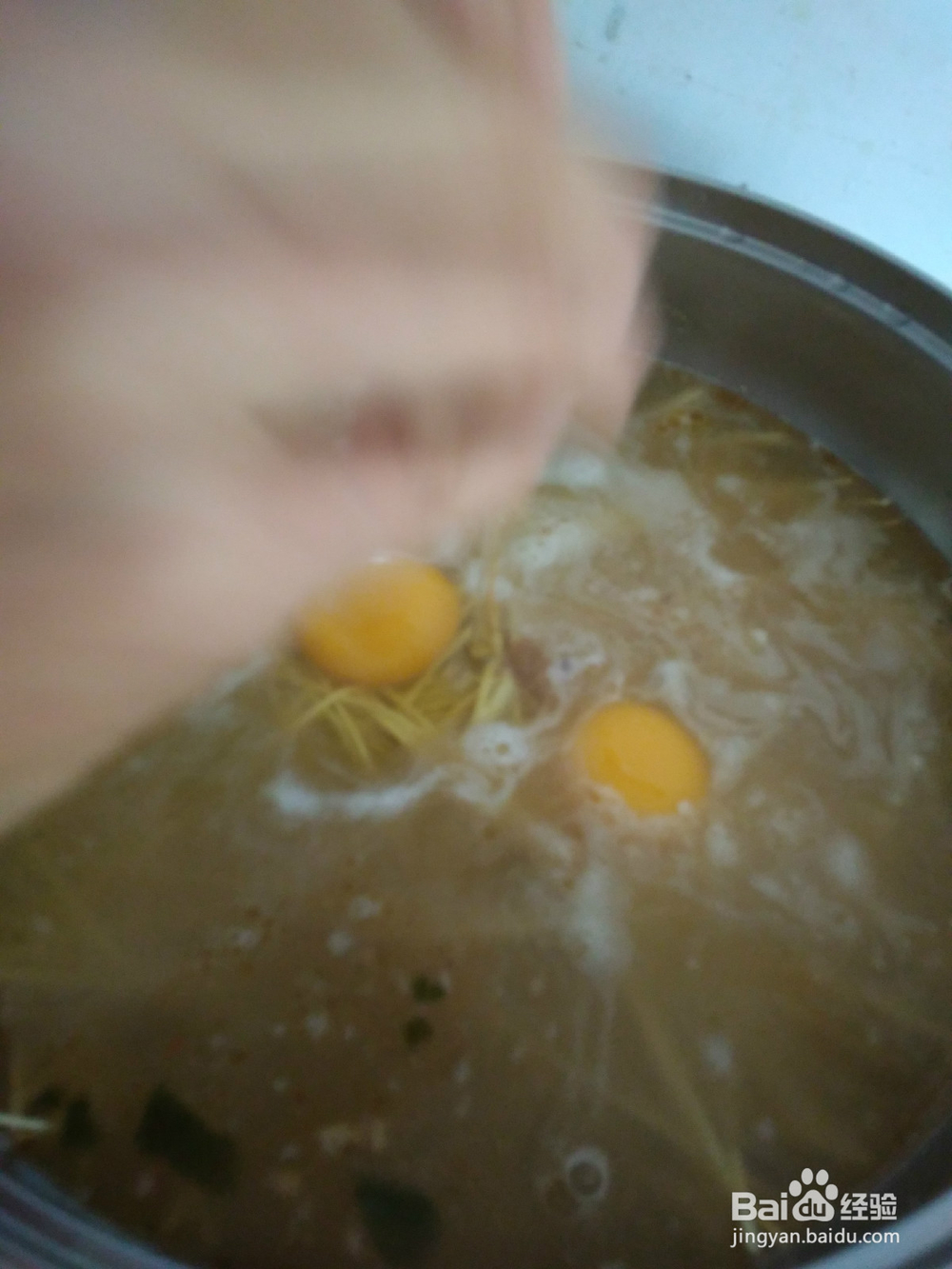 早餐羊骨汤煮挂面技巧