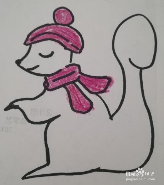 小松鼠的画法 小松鼠的简笔画