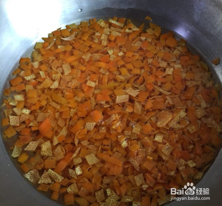糖渍橙皮的做法