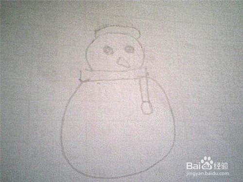 简笔画雪人的画法