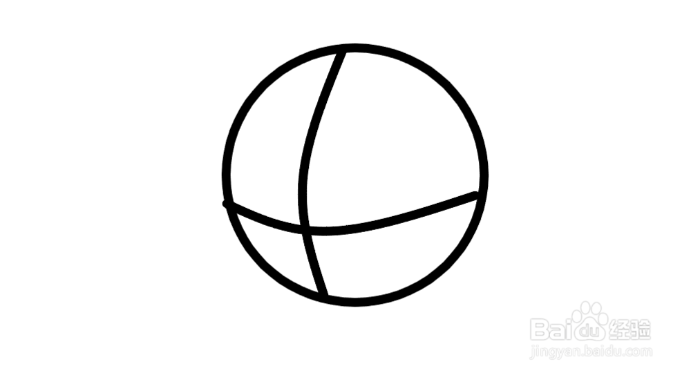 如何用画图工具画篮球
