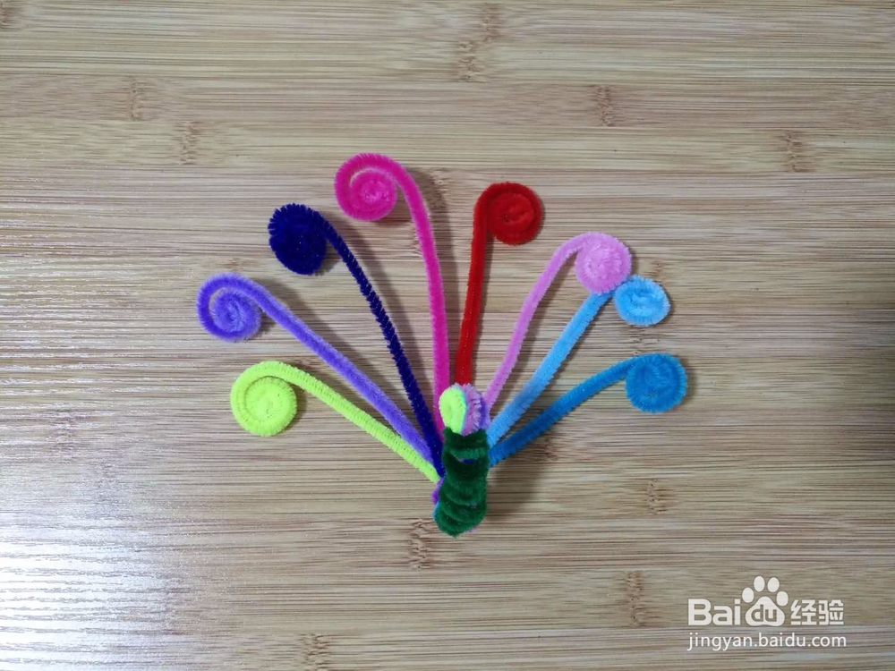 扭扭棒怎么做孔雀