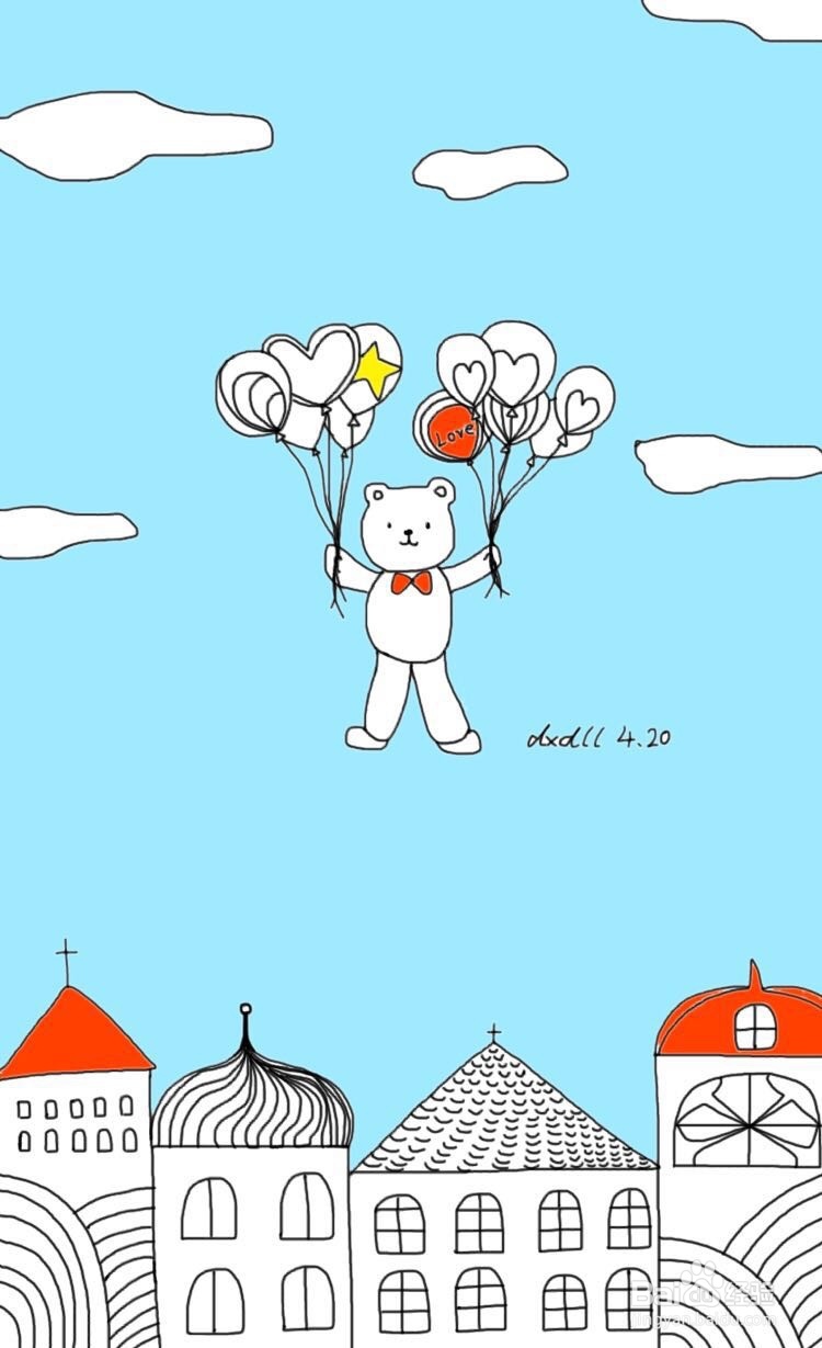 dxdll手绘之小熊