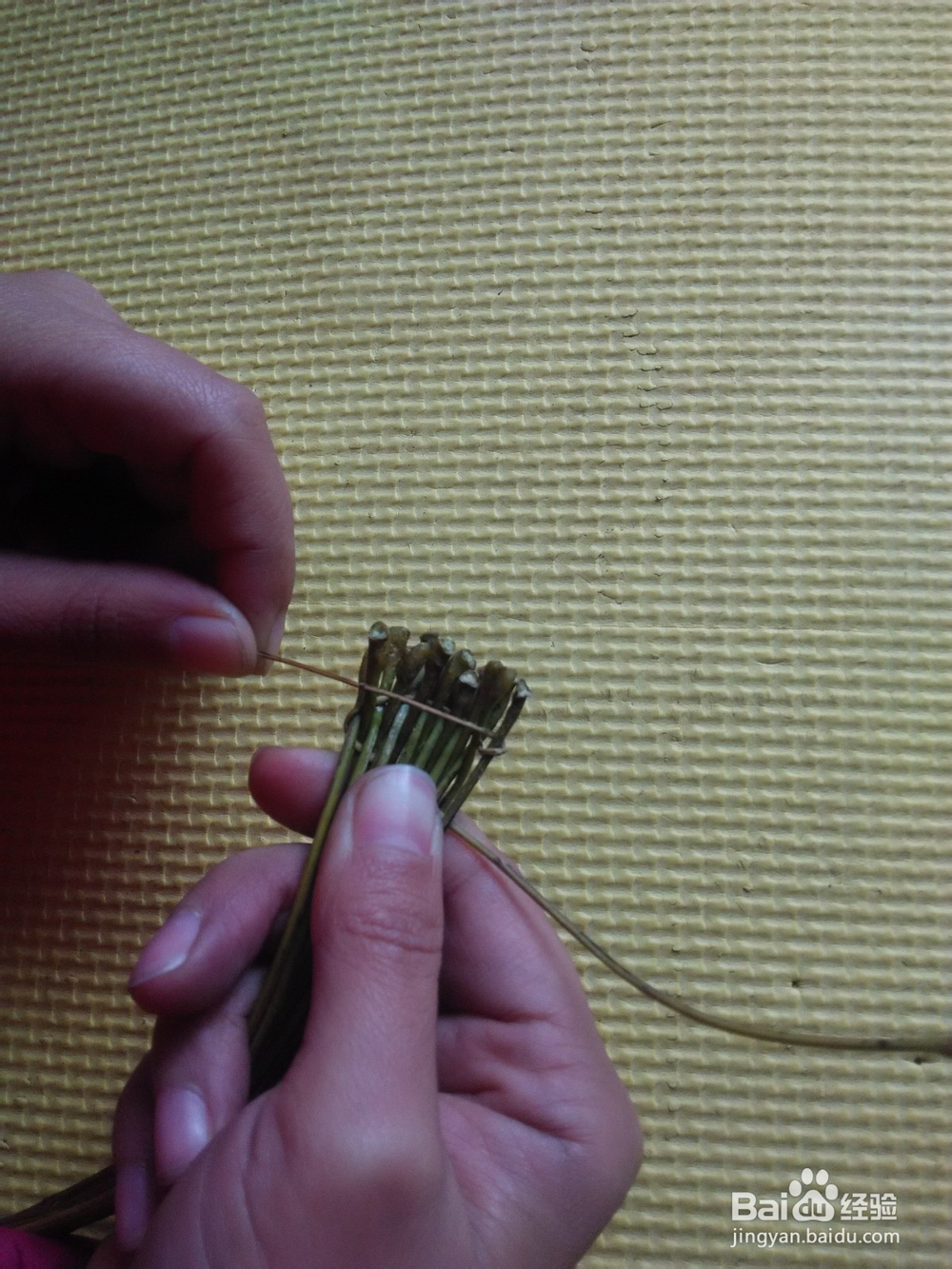 玩具小笊篱编制方法