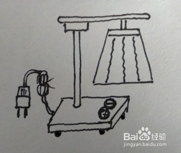 台灯的简笔画