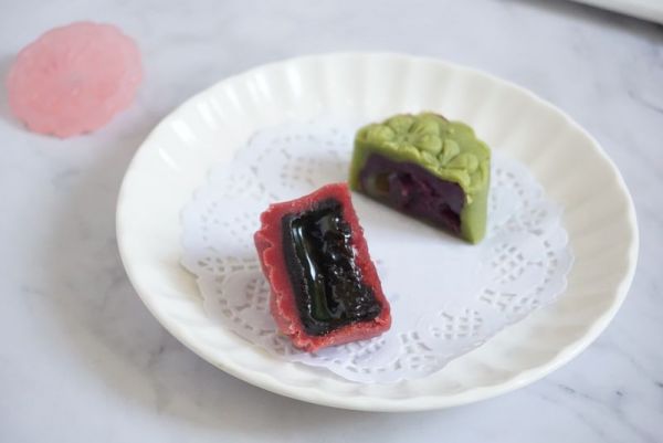 桃山皮流心月饼