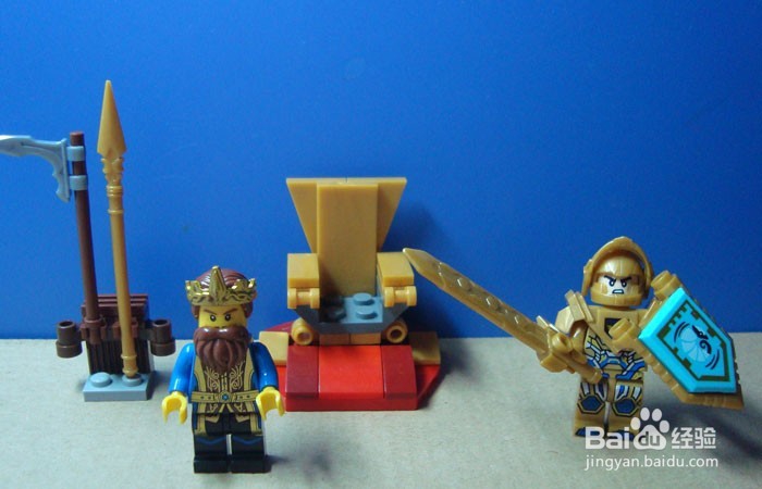 积木场景搭建之国王与未来骑士