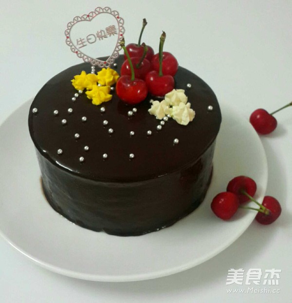 巧克力镜面淋面蛋糕