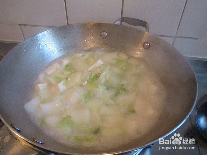 白菜豆腐煲平安