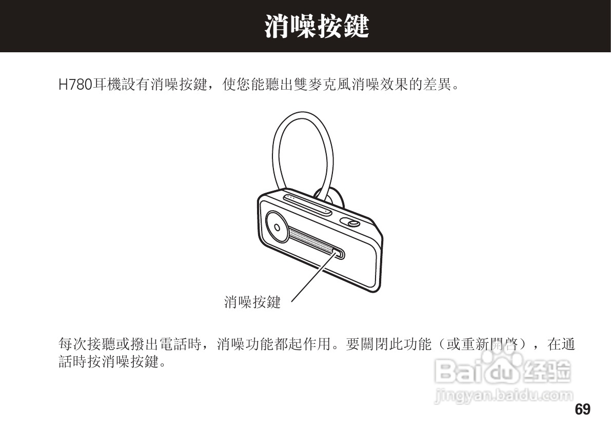 摩托罗拉H780蓝牙耳机使用说明书:[7]